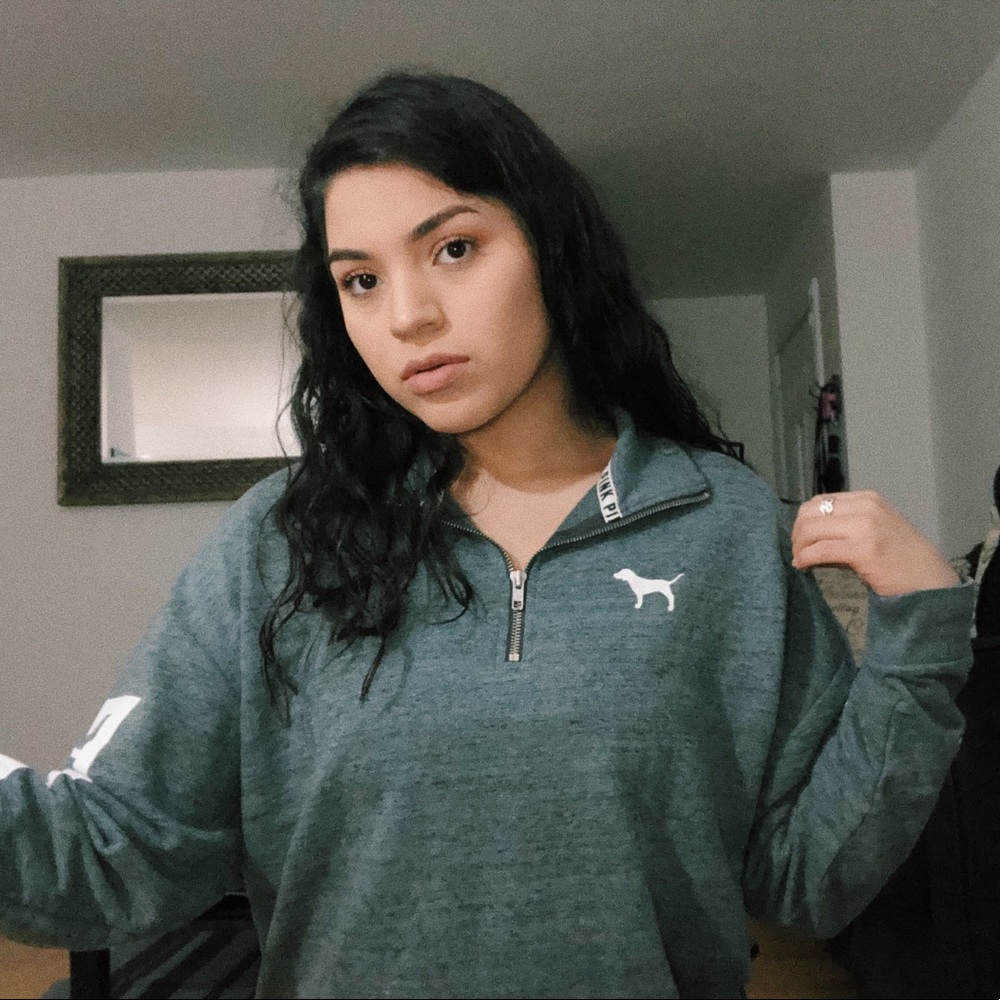 Pink sweater